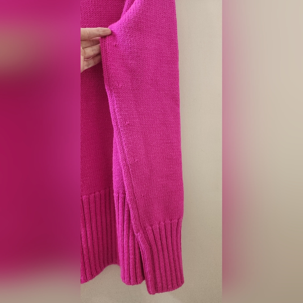 Victoria Beckham Pink Turtleneck Sweater, Size Extra Small, Wool. - Picture 12 of 13